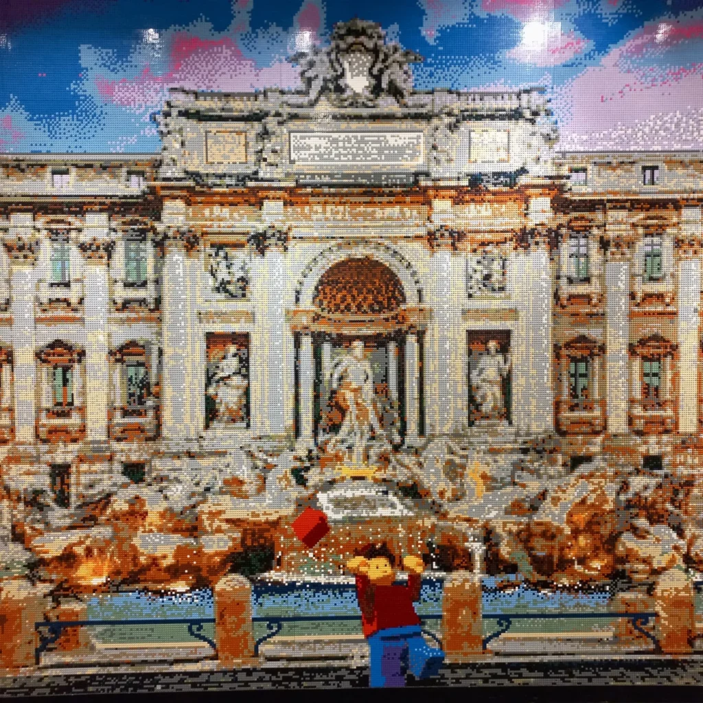 Trevi Çeşmesi Lego roma