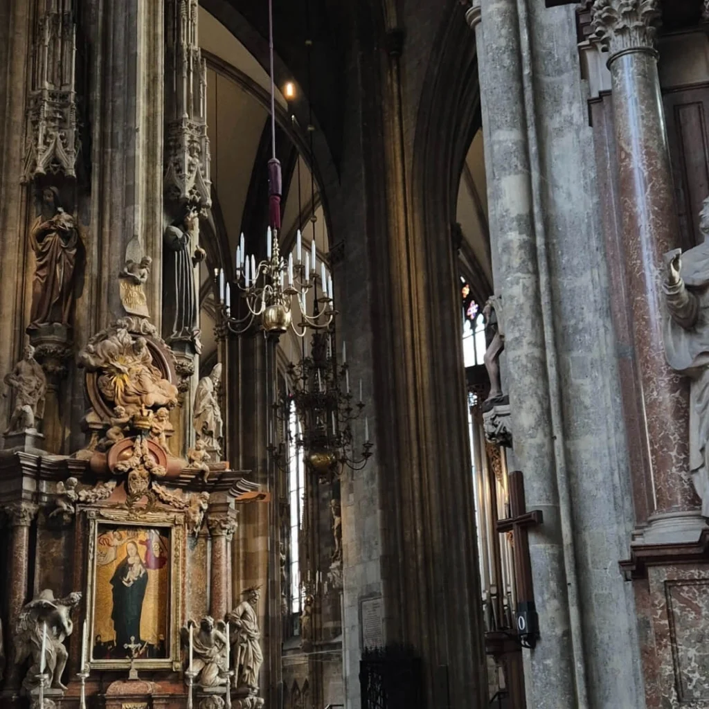 viyana stephansdom ic mekan